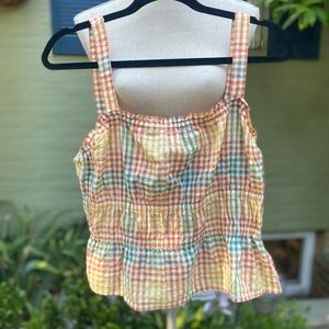 MADEWELL GINGHAM TANK